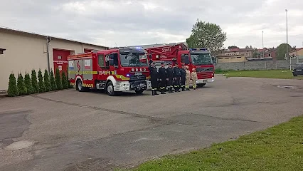 Pierwsza siedziba Ochotniczej Straży Pożarnej w Mławie (ul. Żeromskiego)